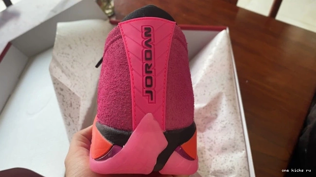 Rep 14 Jordan Low Pink (W) DH4121-600 Shocking Retro 0714